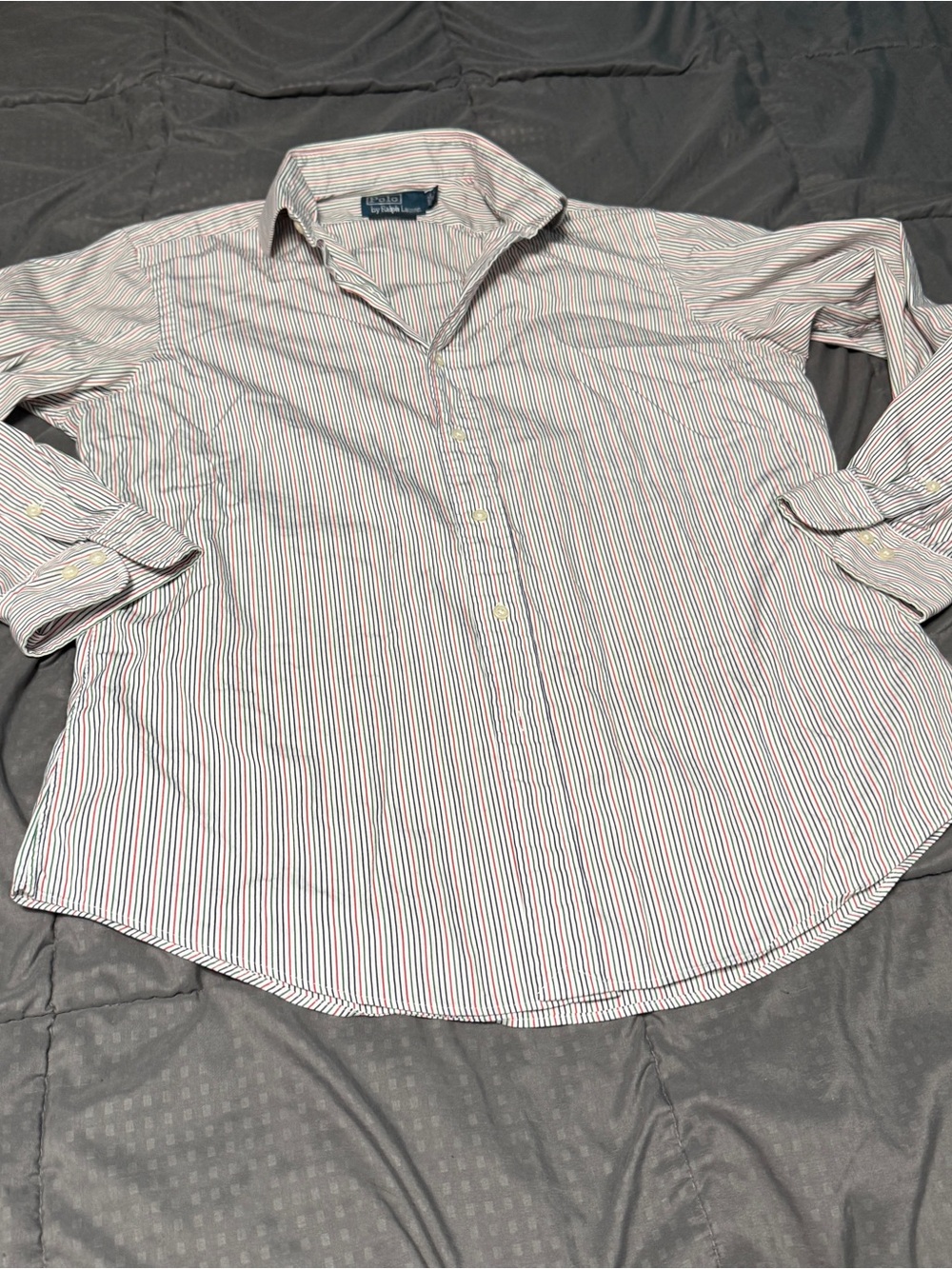 POLO Ralph Lauren Regent Classic Fit Men's Size 16 32/33 Striped Shirt